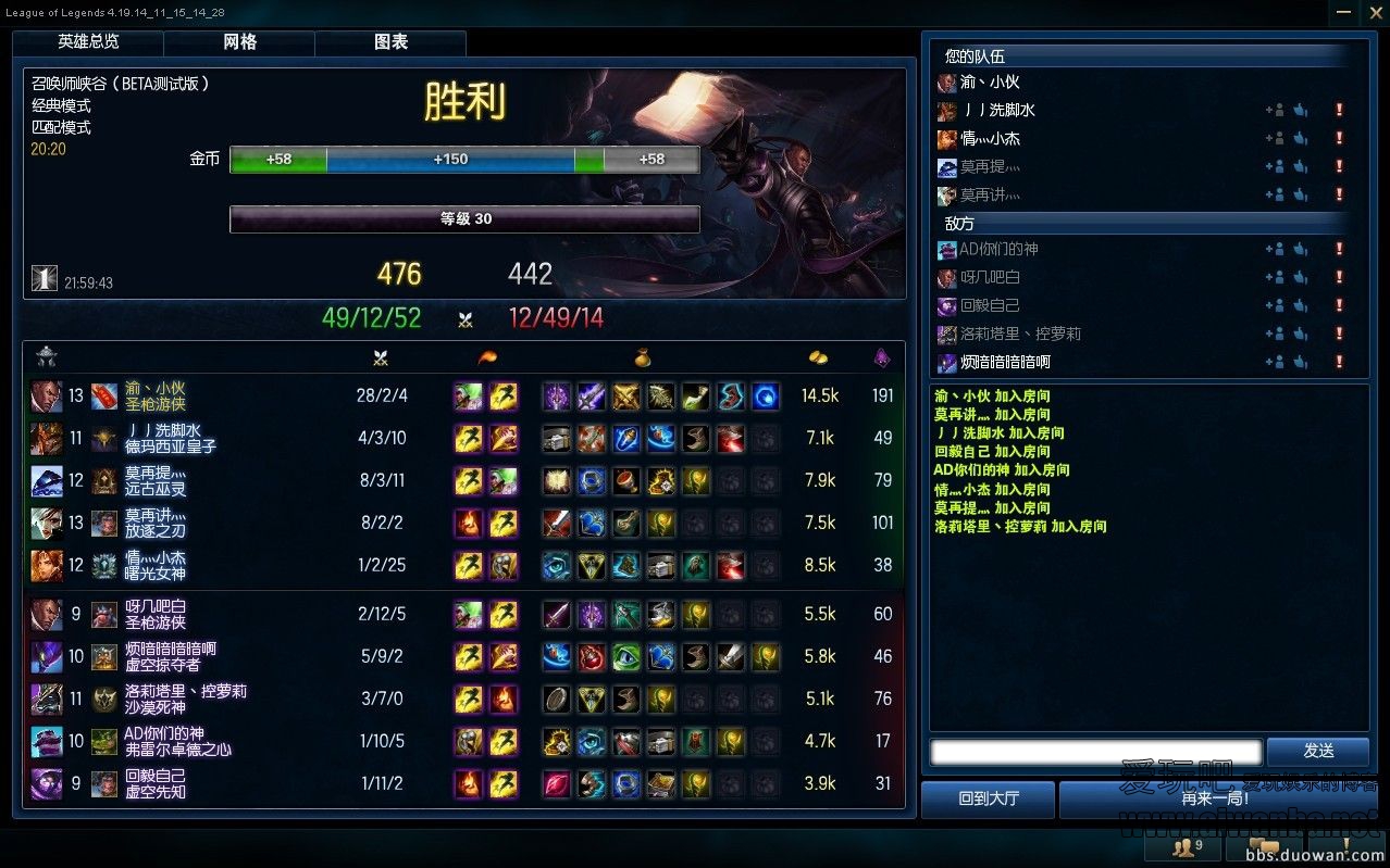 【lol】ADC哪家强20分钟奥巴马六神装